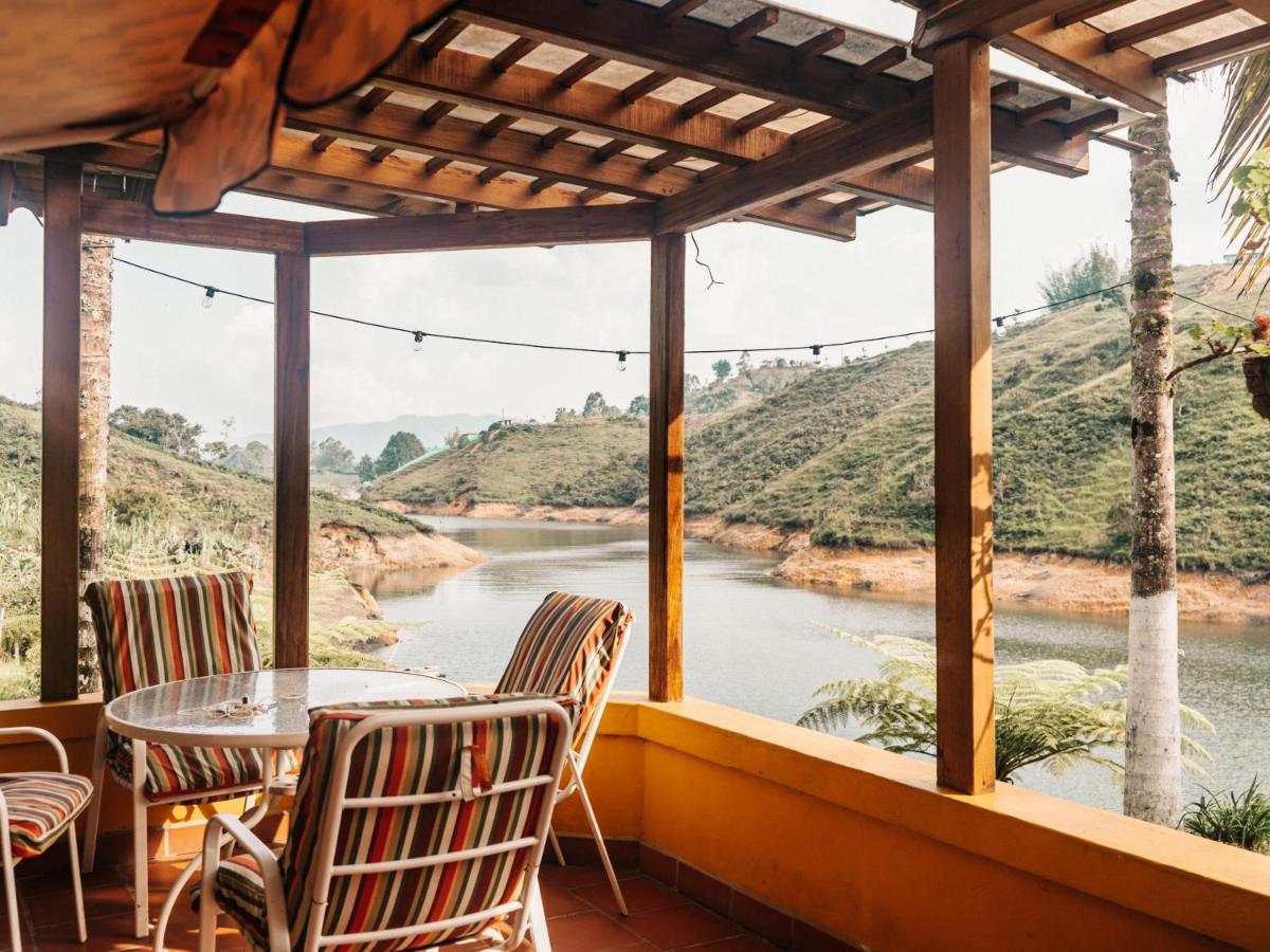 Albergue Volare Guatape Isla Exterior foto